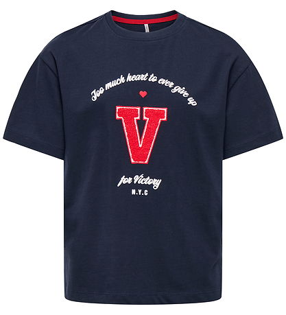 Kids Only T-shirt - KogEbba - Night Sky/Victory Kids Only T-shirt - KogEbba - Night Sky/Victory