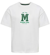 Kids Only T-shirt - KogEbba - Cloud Dancer/Winning Kids Only T-shirt - KogEbba - Cloud Dancer/Winning