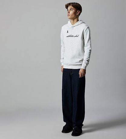 Sweat à Capuche LMTD - NlmNaclub - Marron Clair Chiné av. Imprim Sweat à Capuche LMTD - NlmNaclub - Marron Clair Chiné av. Imprim