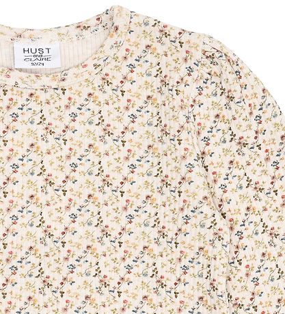 Hust and Claire Blouse - Rib - Alma - Fluistermelange Hust and Claire Blouse - Rib - Alma - Fluistermelange
