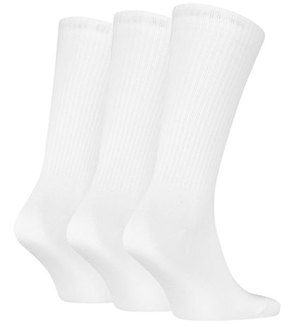 Puma Socks - Regular Crew - 3-Pack - White/Colored Logo