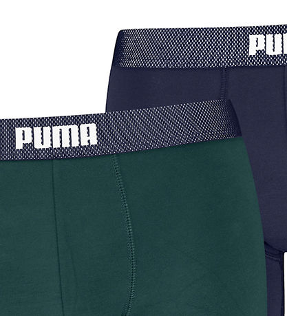 Puma Boxers - 2-Pack - Green/Navy Puma Boxers - 2-Pack - Green/Navy