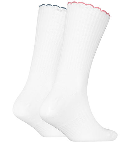 Chaussettes Puma - Kids Crew - 2 Pack - Blanc/Rose/Bleu Chaussettes Puma - Kids Crew - 2 Pack - Blanc/Rose/Bleu
