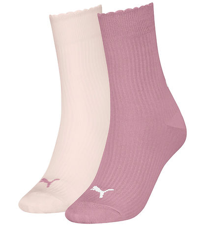 Puma Socks - 2-Pack - Pink Combo Puma Socks - 2-Pack - Pink Combo