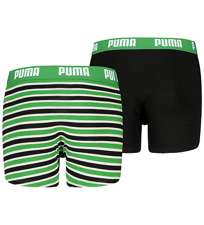 Puma Boxers - Everyday - 2-Pack - Green/Black Puma Boxers - Everyday - 2-Pack - Green/Black