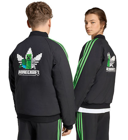 adidas Originals Bomber-takki - Minecraft - Musta