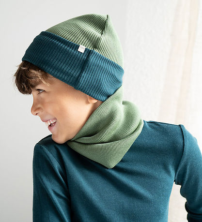 Minimalisma Tube Scarf - Argir - Wool - Greenery