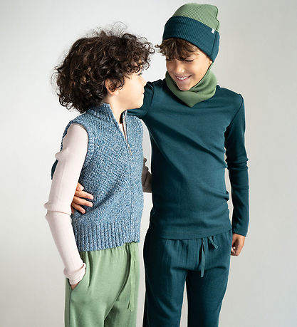 Minimalisma Tube Scarf - Argir - Wool - Greenery