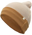 Minimalisma Beanie - Arvid Contrast - Wool - Beige Minimalisma Beanie - Arvid Contrast - Wool - Beige