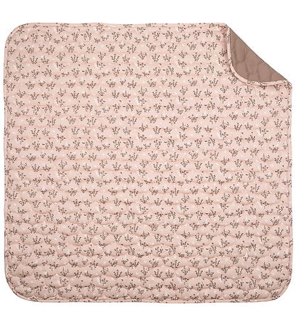 Müsli Decke - gesteppt - 90x90 cm - Flora - Nachtigall/Spülung C