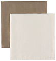 Müsli Muslin Cloths - 2-Pack - 75x75 - Conditioner Cream/Walnut Müsli Muslin Cloths - 2-Pack - 75x75 - Conditioner Cream/Walnut