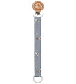 Müsli Pacifier Clip - Stars - Jasmin Blue/Conditioner Cream/Waln Müsli Pacifier Clip - Stars - Jasmin Blue/Conditioner Cream/Waln