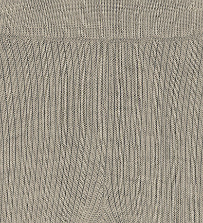 FUB Leggings - Rib - Strick - Wolle - Hafermeliert