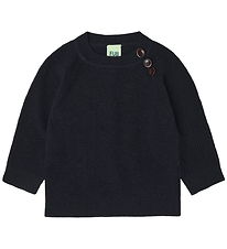 FUB Blouse - Knitted - Wool - Dark Navy FUB Blouse - Knitted - Wool - Dark Navy