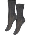 FUB Socks - Wool - Rib - 2-Pack - Dark Beige Melange FUB Socks - Wool - Rib - 2-Pack - Dark Beige Melange