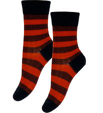 FUB Sokker - Ull - Rib - 2-pack - Dark Navy/Signalrødt FUB Sokker - Ull - Rib - 2-pack - Dark Navy/Signalrødt