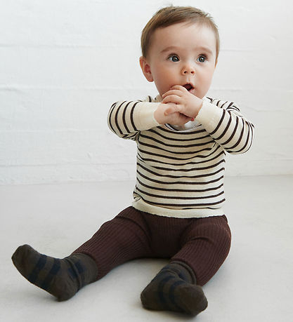 FUB Socks - Wool - Check - 2-Pack - Mocca/Dark Navy FUB Socks - Wool - Check - 2-Pack - Mocca/Dark Navy