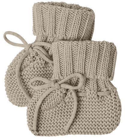 FUB Booties - Knitted - Wool - Oat Melange