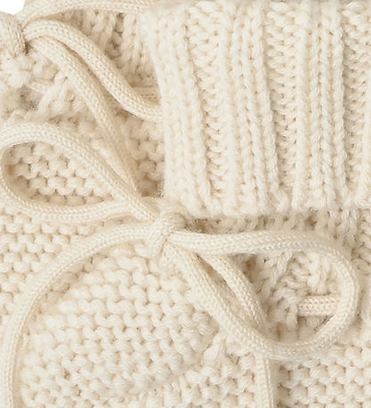 FUB Booties - Knitted - Wool - Ecru