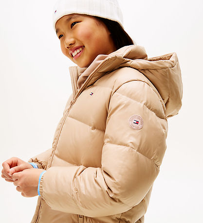 Tommy Hilfiger Down Jacket - Essential Down - Malted Milk