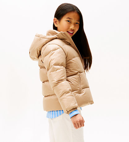 Tommy Hilfiger Down Jacket - Essential Down - Malted Milk