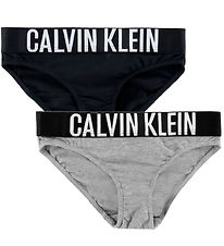 Calvin Klein Knickers - 2-Pack - PVH Black/Grey Melange Calvin Klein Knickers - 2-Pack - PVH Black/Grey Melange