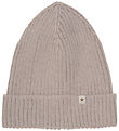Huttelihut Beanie - Wool - Knitted - Dino - Camel Melange w. Tha Huttelihut Beanie - Wool - Knitted - Dino - Camel Melange w. Tha