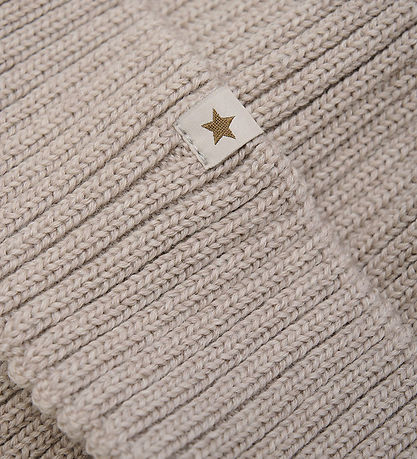 Huttelihut Beanie - Wool - Knitted - Camel Melange