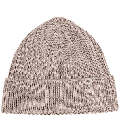 Huttelihut Beanie - Wool - Knitted - Camel Melange