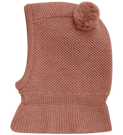 Cagoule Huttelihut - Laine - Tricoté - 2 Couches - Burlwood av.  Cagoule Huttelihut - Laine - Tricoté - 2 Couches - Burlwood av.