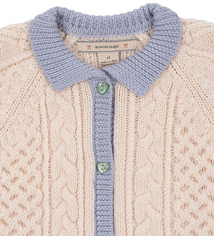 Konges Sløjd Cardigan - Emma - Wool - Knitted - Off White