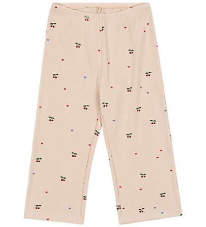 Konges Sløjd Trousers - Rib - Ella - Cherry Coeur Blush