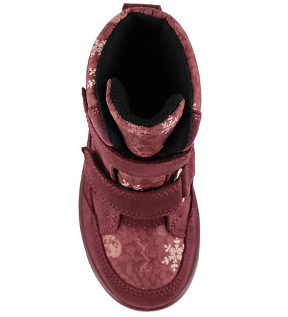 Ecco Winter Boots - Tex - Urban Snow - Dark Ruby/Snowflake Print