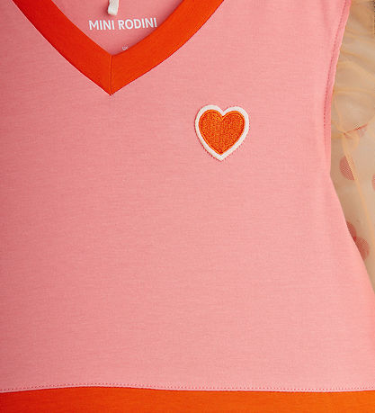 Mini Rodini Dress - Tulle - Pink w. Dots