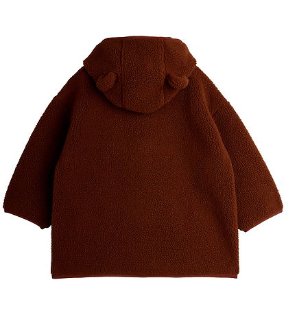 Mini Rodini Fleece Jacket - Bear - Brown