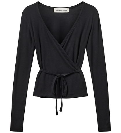 Sofie Schnoor Cardigan - Rib - Viscose - Joodysy - Black Sofie Schnoor Cardigan - Rib - Viscose - Joodysy - Black