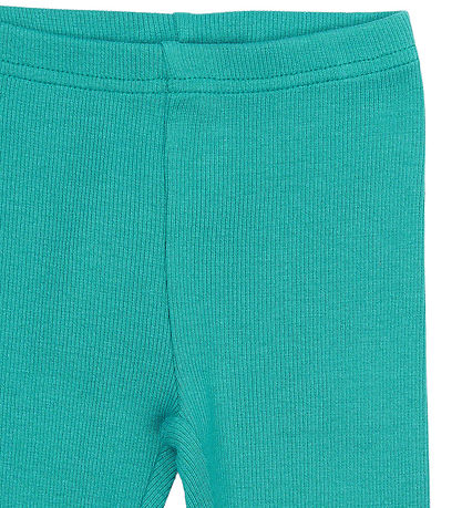 Petit Piao Leggings - Rib - Modal - Turquoise