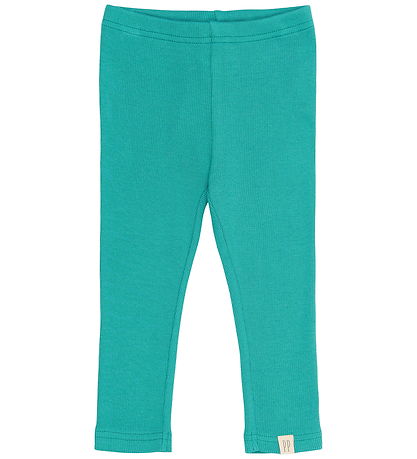 Petit Piao Leggings - Rib - Modal - Turquoise