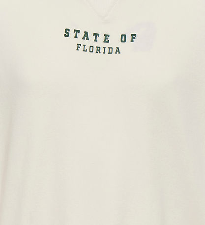 Kids Only Sweatshirt - KogSally - Antique White/Daytona/Medium+ 
