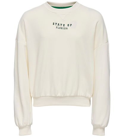Kids Only Sweatshirt - KogSally - Antique White/Daytona/Medium+ 