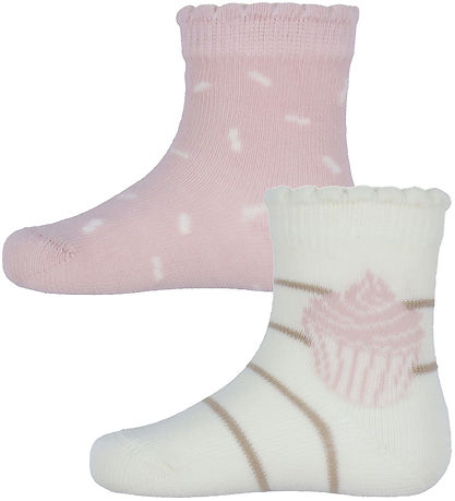 Name It Strumpor - NbfNupcake - 2-pack - Cloud Dansare/Blank L