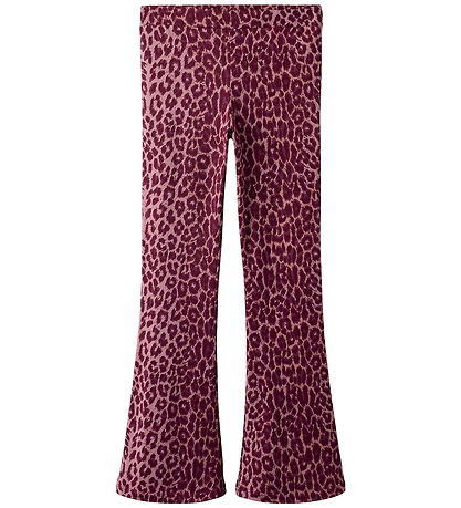 Name It Housut - NkfNuni - Grape Shake M. Leopardikuvio