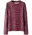 Name It Blouse - NkfNuni - Grape Shake w. Leopard Print