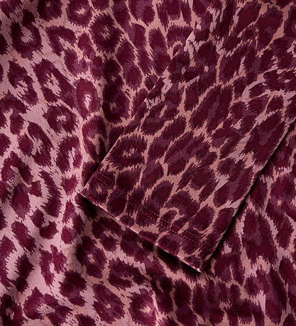 Name It Blouse - NkfNuni - Grape Shake w. Leopard Print Name It Blouse - NkfNuni - Grape Shake w. Leopard Print