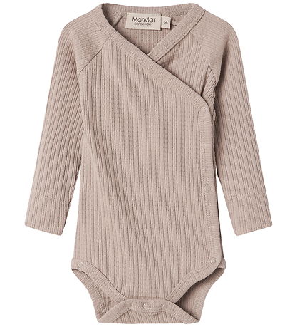 MarMar Wickelbody l/ä - Pointelle - Belito - Soft Beige MarMar Wickelbody l/ä - Pointelle - Belito - Soft Beige