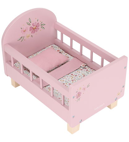 Little Dutch Doll'S Bed - Wood - Pink Little Dutch Doll'S Bed - Wood - Pink