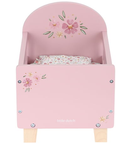 Little Dutch Doll'S Bed - Wood - Pink Little Dutch Doll'S Bed - Wood - Pink