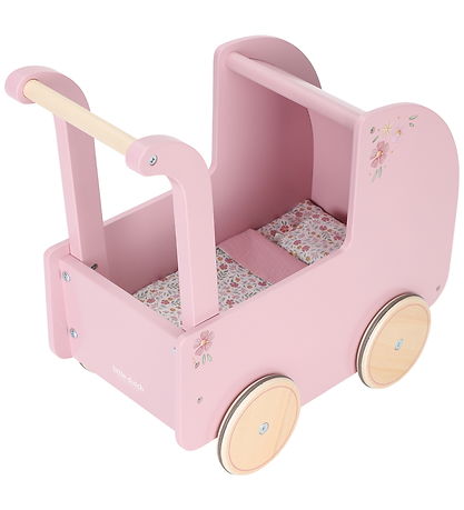 Little Dutch Doll Stroller - Wood - Pink Little Dutch Doll Stroller - Wood - Pink