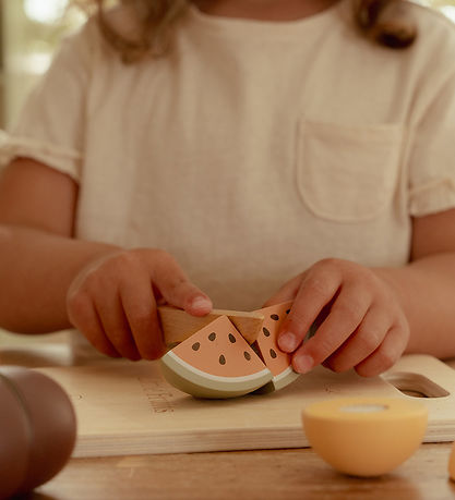 Little Dutch Leksaksmat - Trä - Skärbräda m. Frukt