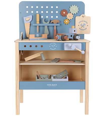Little Dutch Tool Bench - Wood - Blue